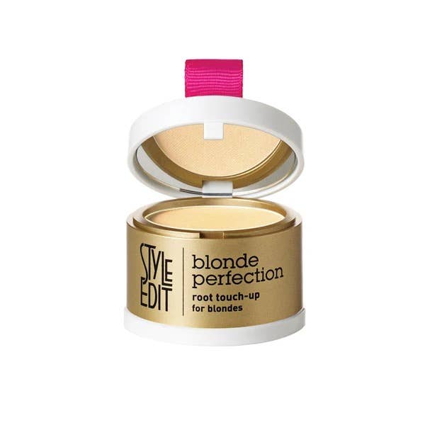 Blonde Perfection root touch-up compact in a lighter blonde shade