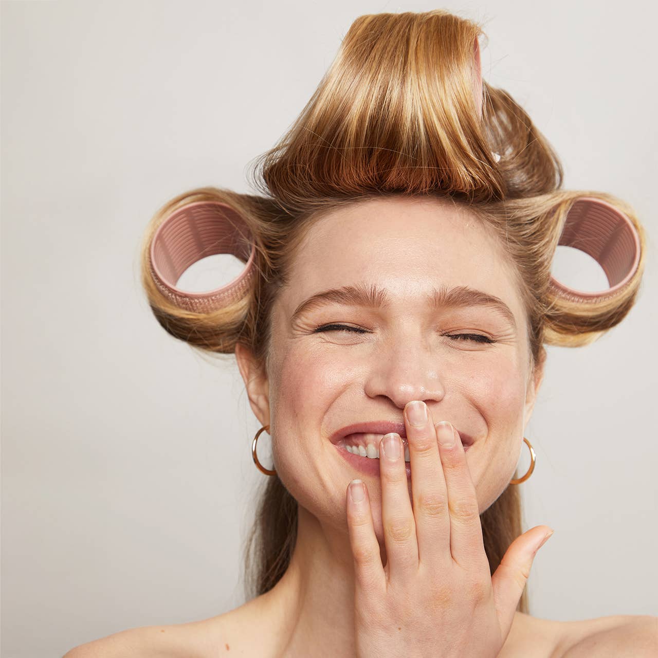 Kitsch XL ceramic thermal rollers voluminous hair result salon-selected The Pixie Garden