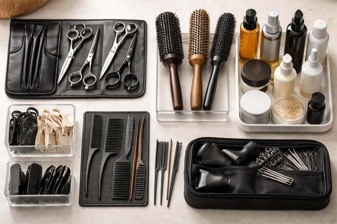 Professional hairdressing accessories including salon clips pins and styling tools for perfect results The Pixie Garden