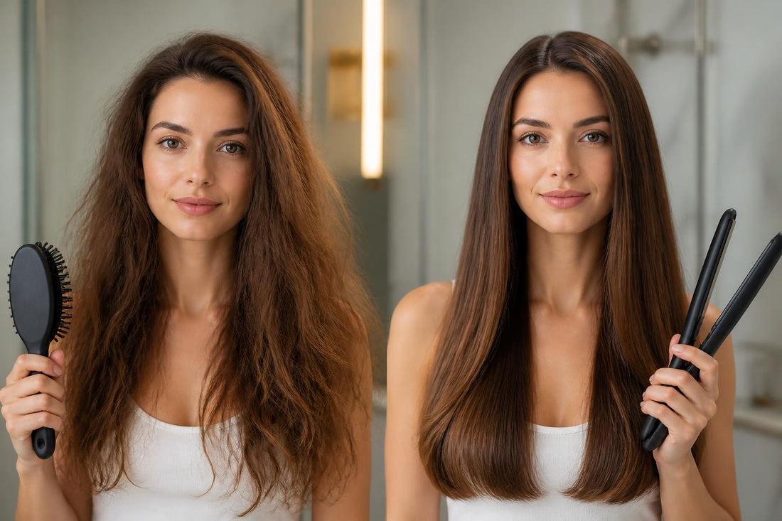 Hair taming wand tool smoothing flyaways for sleek salon-quality styles The Pixie Garden