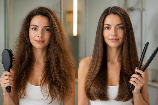 Hair taming wand tool smoothing flyaways for sleek salon-quality styles The Pixie Garden