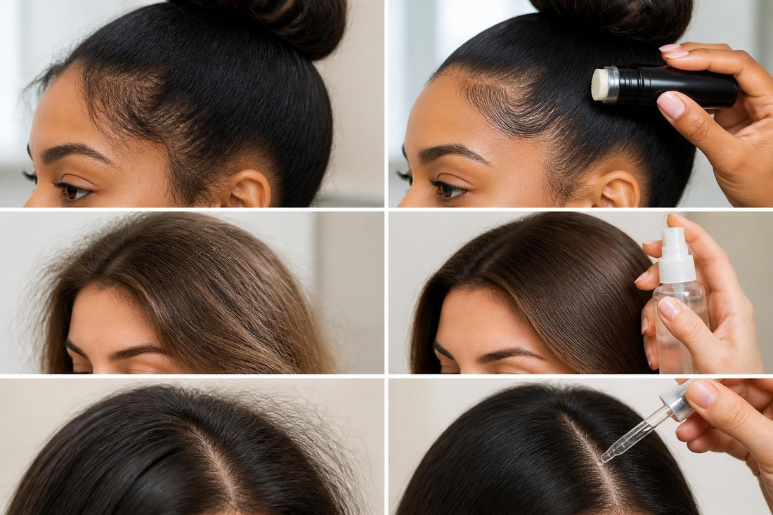 Salon-quality finishing products smoothing flyaway hair for a sleek polished frizz-free all-day finish The Pixie Garden