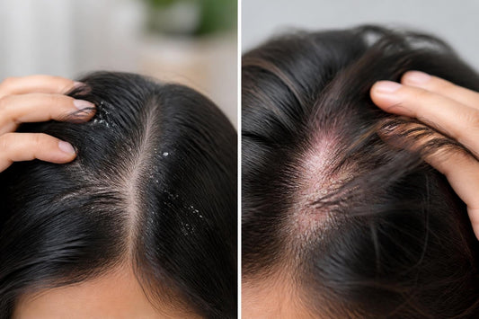 Licensed cosmetologist explaining whether clarifying shampoo helps with dandruff and scalp buildup The Pixie Garden