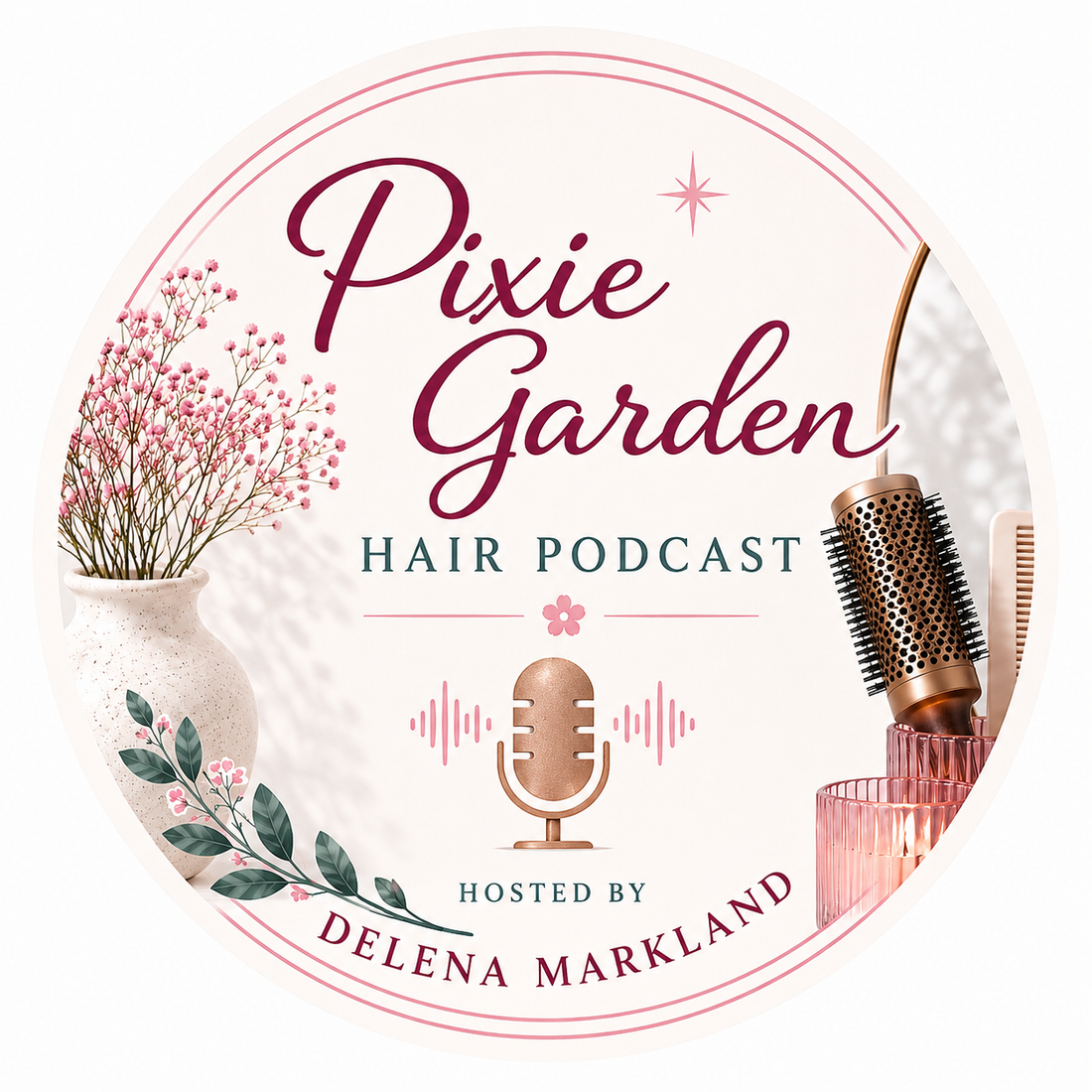 The Pixie Garden Hair Podcast Episode 17 - how to define curls without frizz with Delena Markland