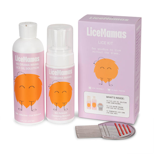 Lice Mamas dimethicone lice treatment kit complete set The Pixie Garden