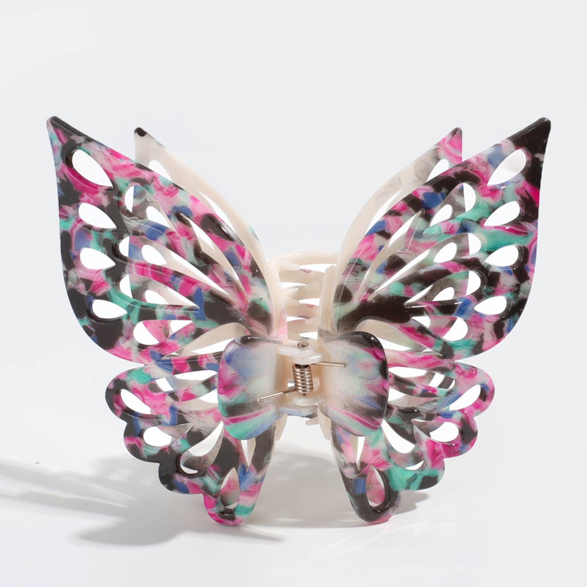 Gradient butterfly statement hair clip detail, The Pixie Garden