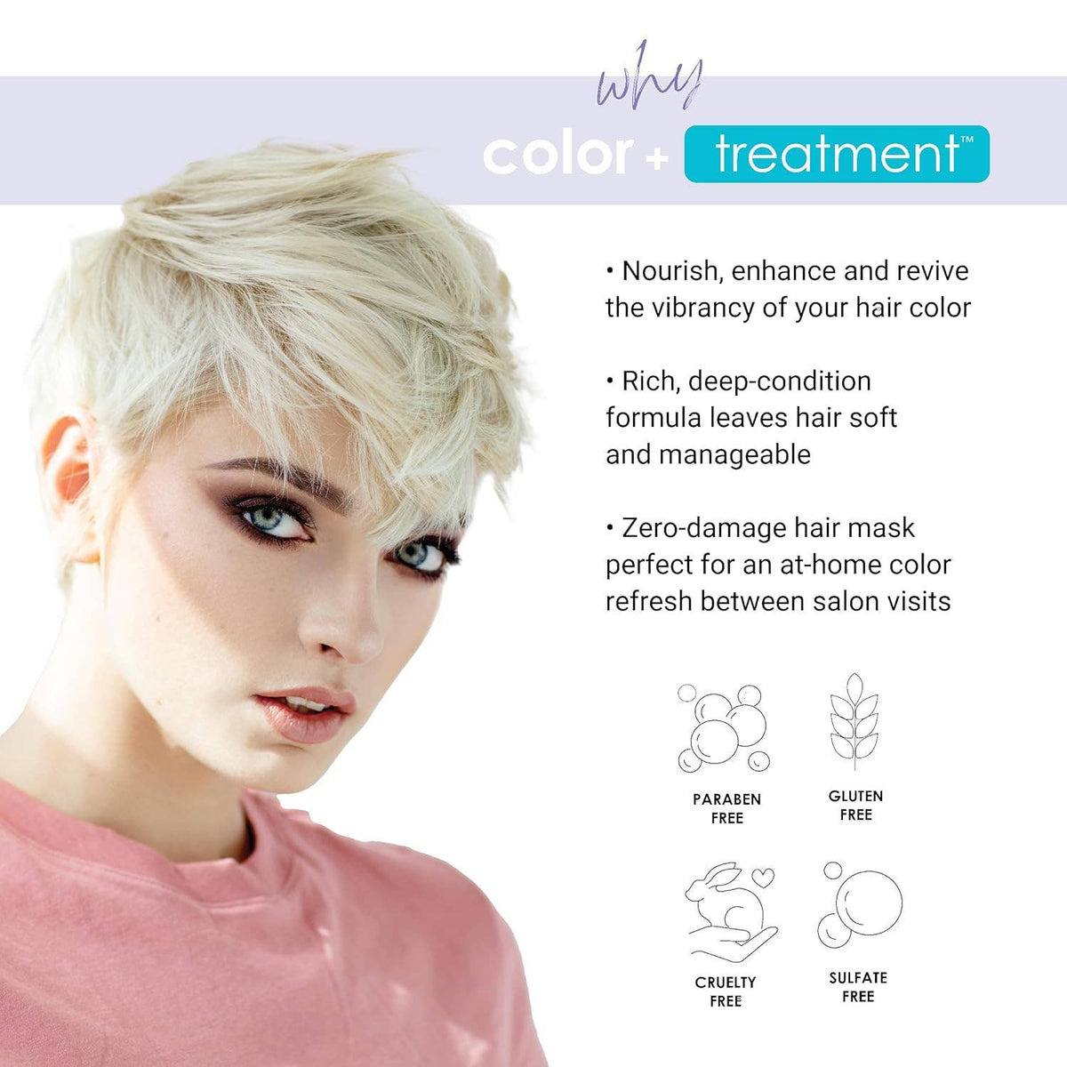 Keracolor Color + Treatment Toning Masque 11oz - Platinum