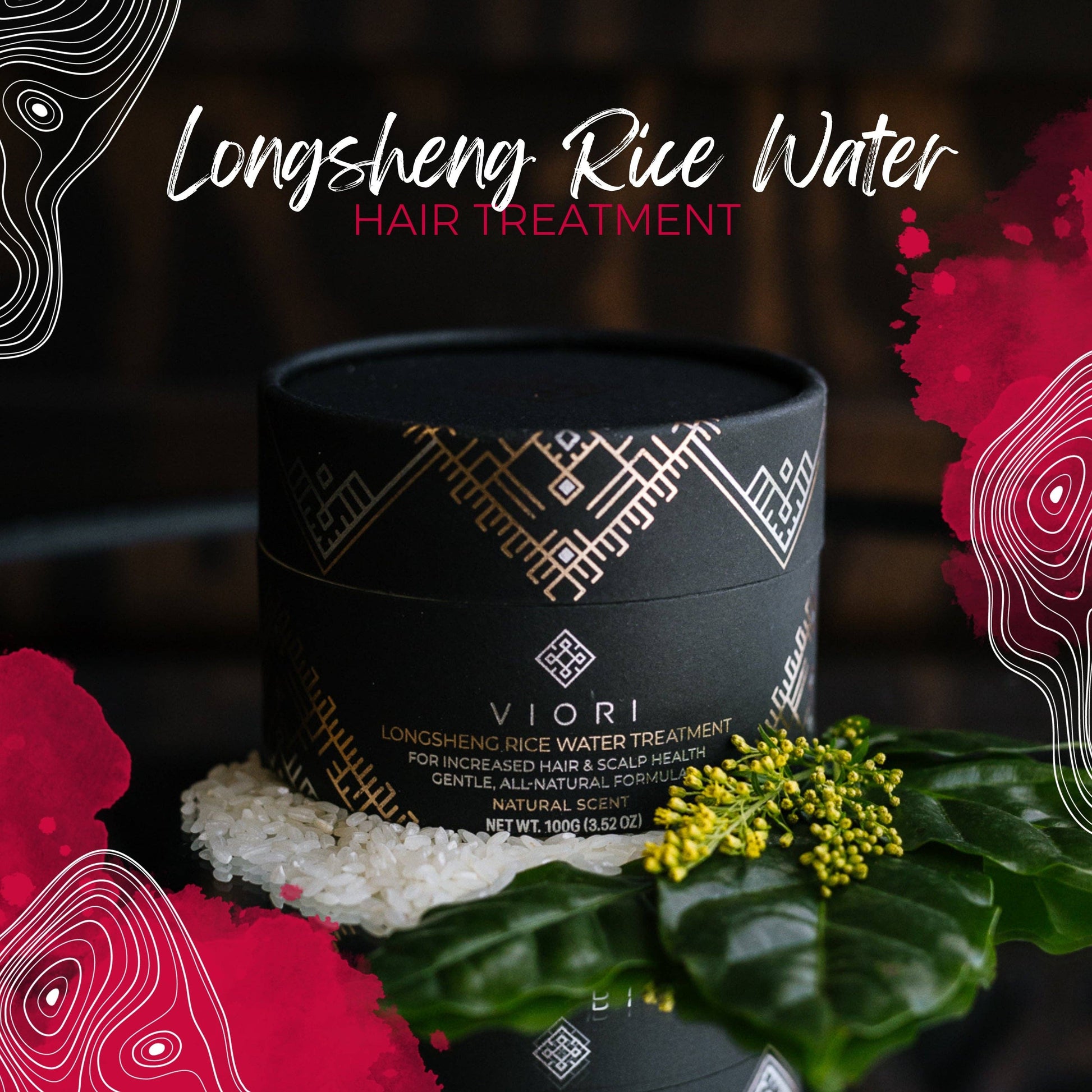 Longsheng rice water treatment powder close-up | Ancient Yao women hair ritual | The Pixie Garden