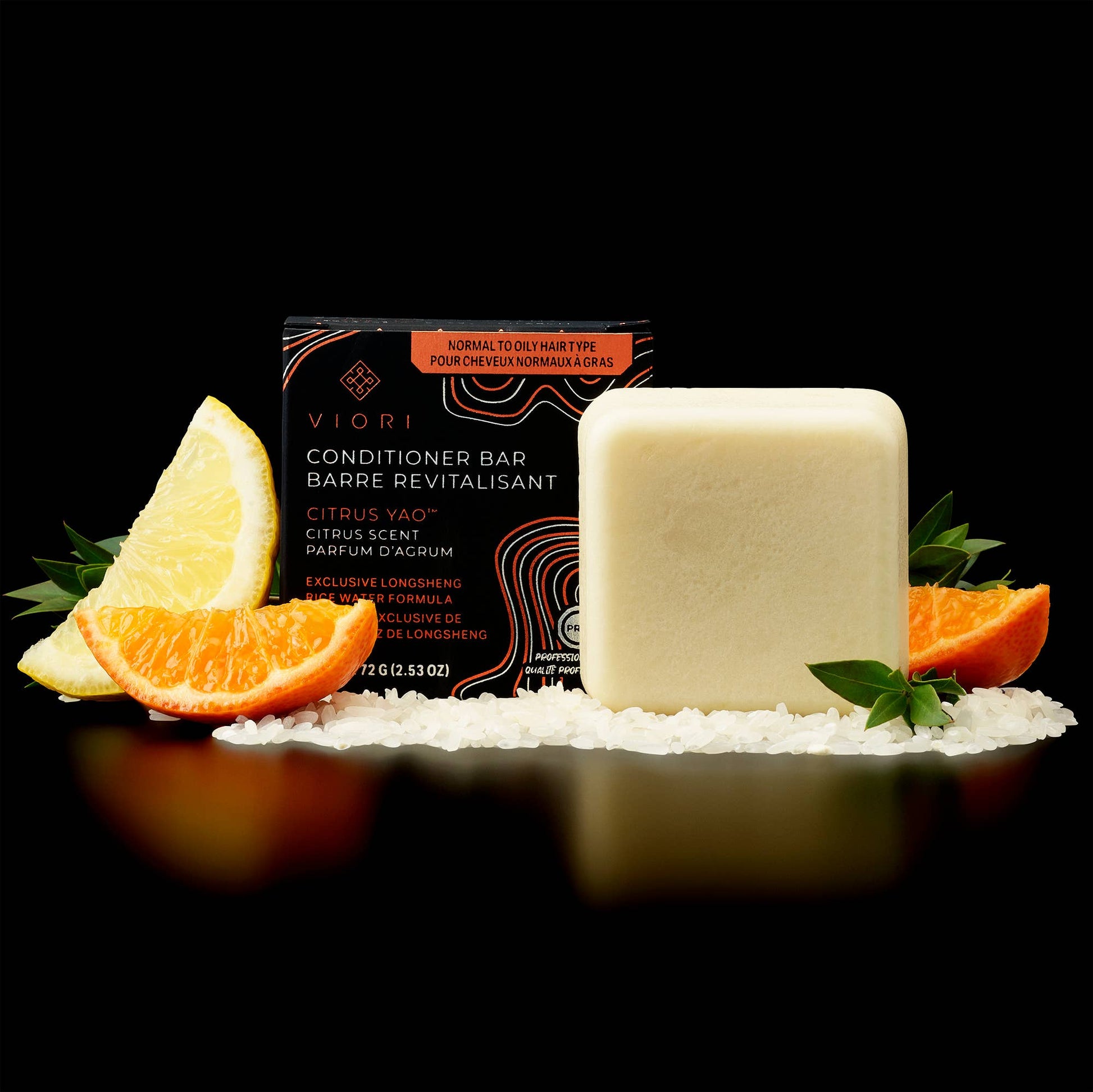 Viori Rice Water Conditioner Bar Citrus Yao | Lightweight conditioner for oily hair | The Pixie Garden