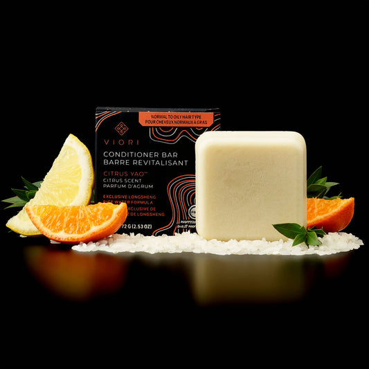 Viori Rice Water Conditioner Bar Citrus Yao | Lightweight conditioner for oily hair | The Pixie Garden