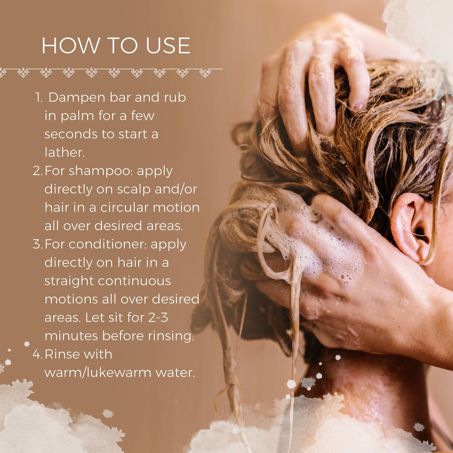 Viori rice water shampoo bar bathroom display | Hidden Waterfall salon-selected | The Pixie Garden