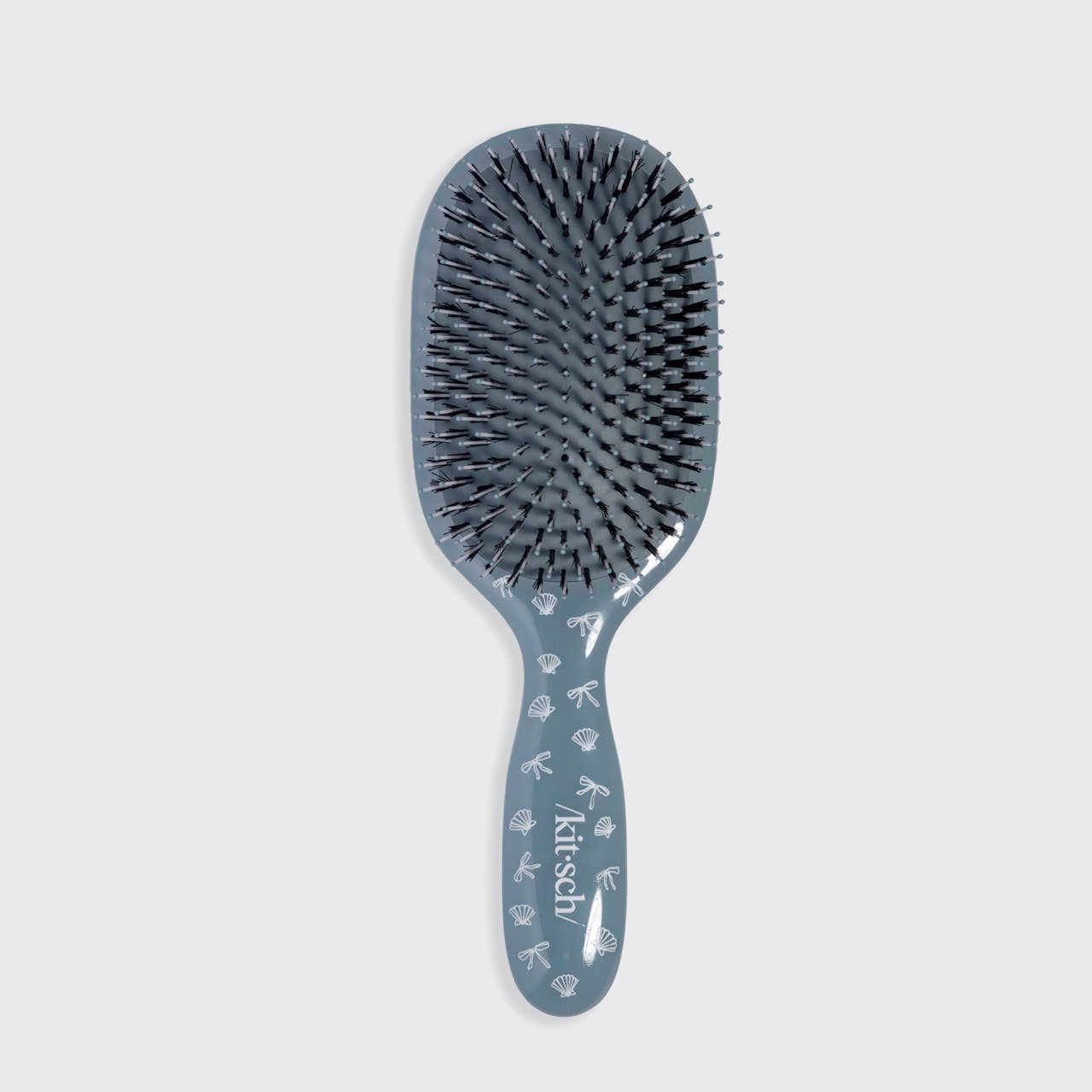 Kitsch Smooth and Polish blue hairbrush product shot salon-selected The Pixie Garden