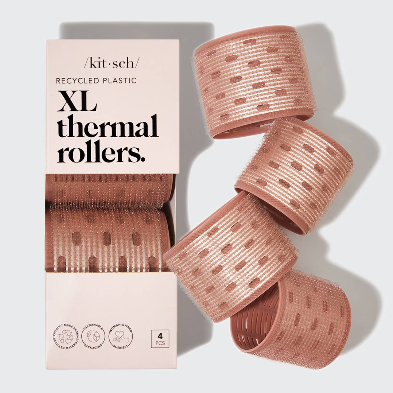 Kitsch XL ceramic thermal rollers with packaging salon-selected The Pixie Garden