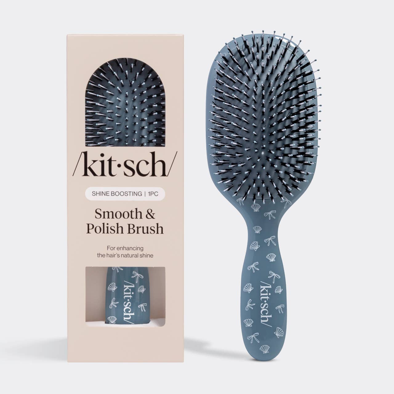 Smooth and Polish Hair Brush | Dual Bristle Detangling Brush | The
