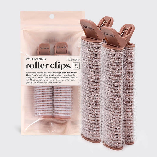 Kitsch volumizing roller clips with packaging light gray background salon-selected The Pixie Garden