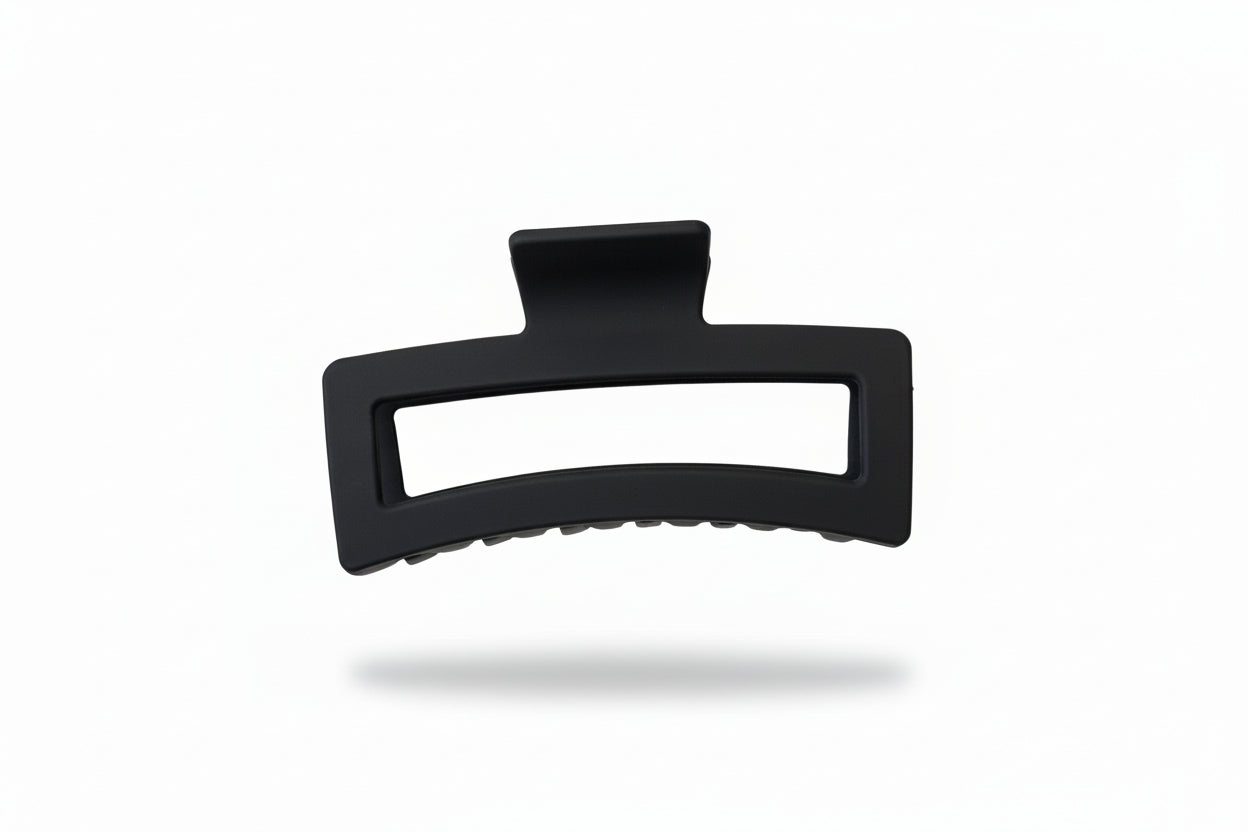 5 inch hair claw in matte Black 