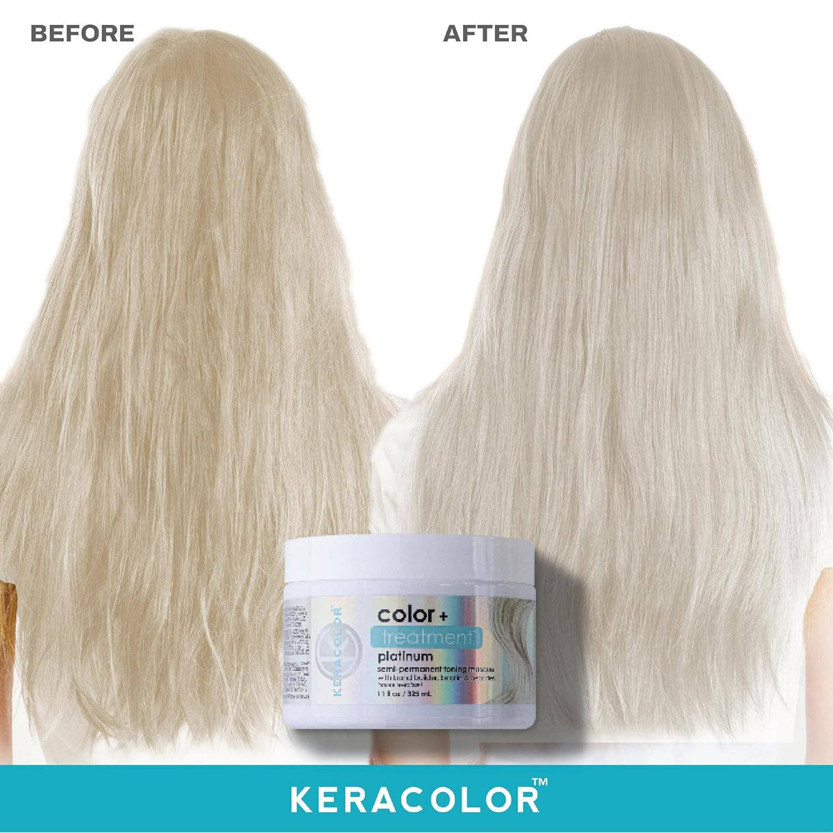 Keracolor Color + Treatment Toning Masque 11oz - Platinum