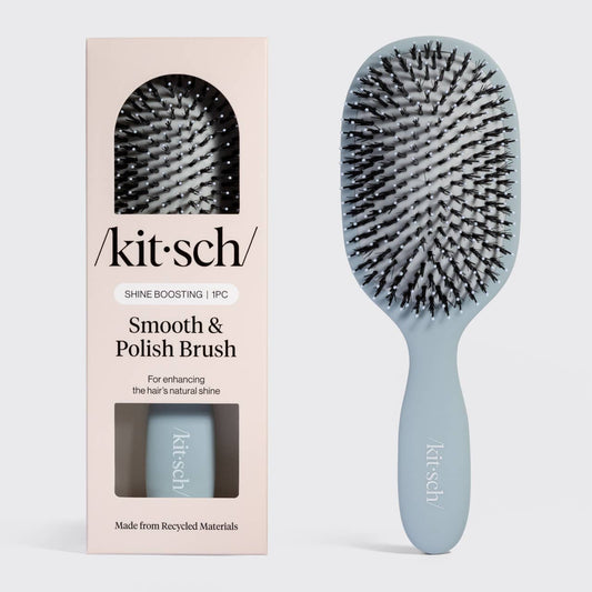 Kitsch Smooth and Polish hair brush with packaging salon-selected The Pixie Garden