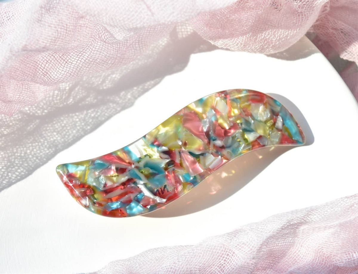 Wave French Barrette Collection: Mermaid