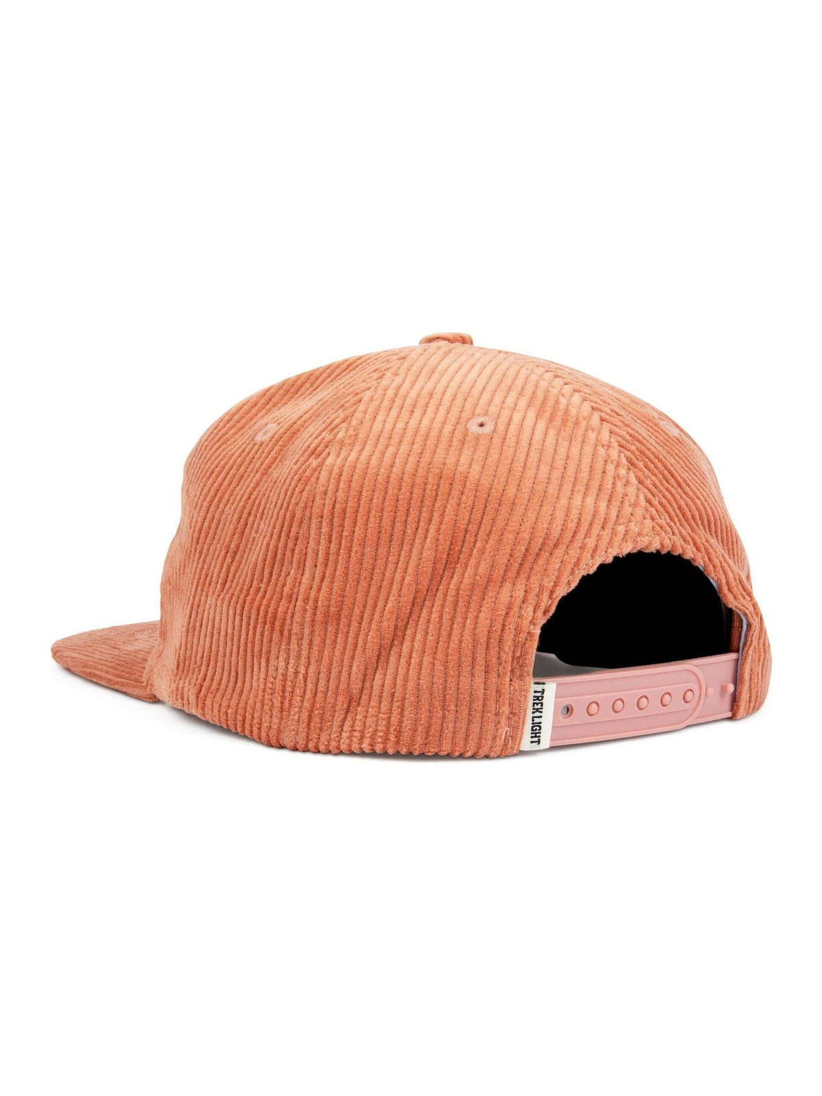 Back product view of the Be The Light corduroy cap showing the adjustable snapback closure