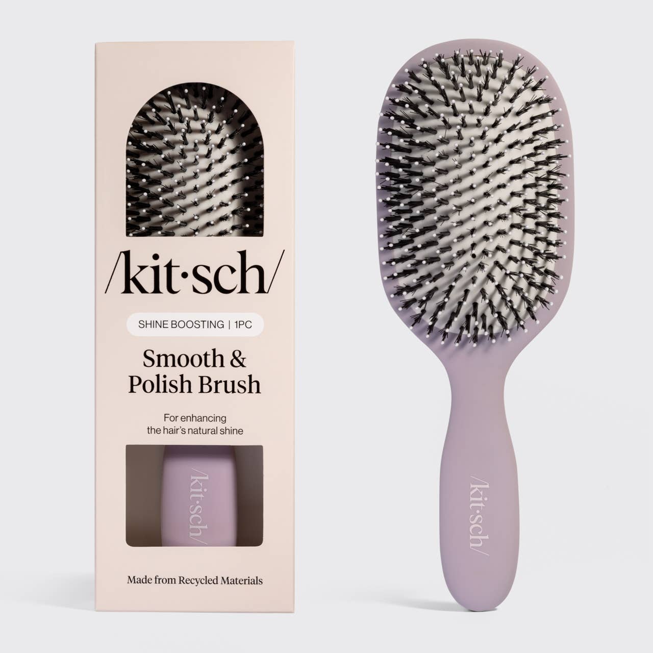 Kitsch Smooth and Polish hair brush white background salon-selected The Pixie Garden