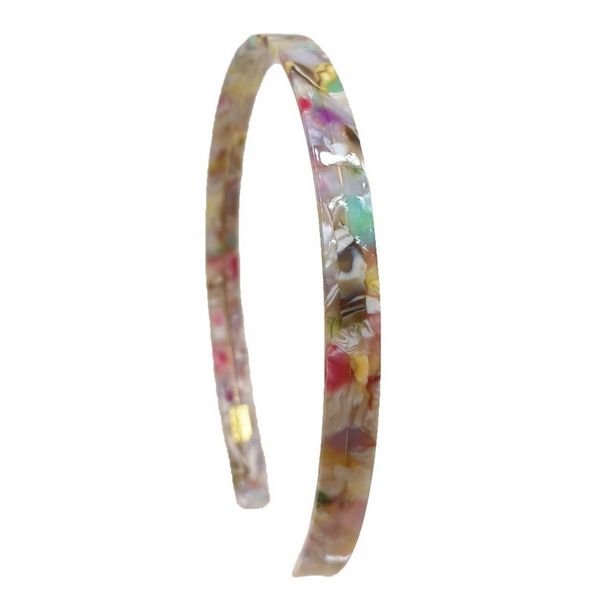 Multicolor narrow acetate hairband, salon-selected by The Pixie Garden